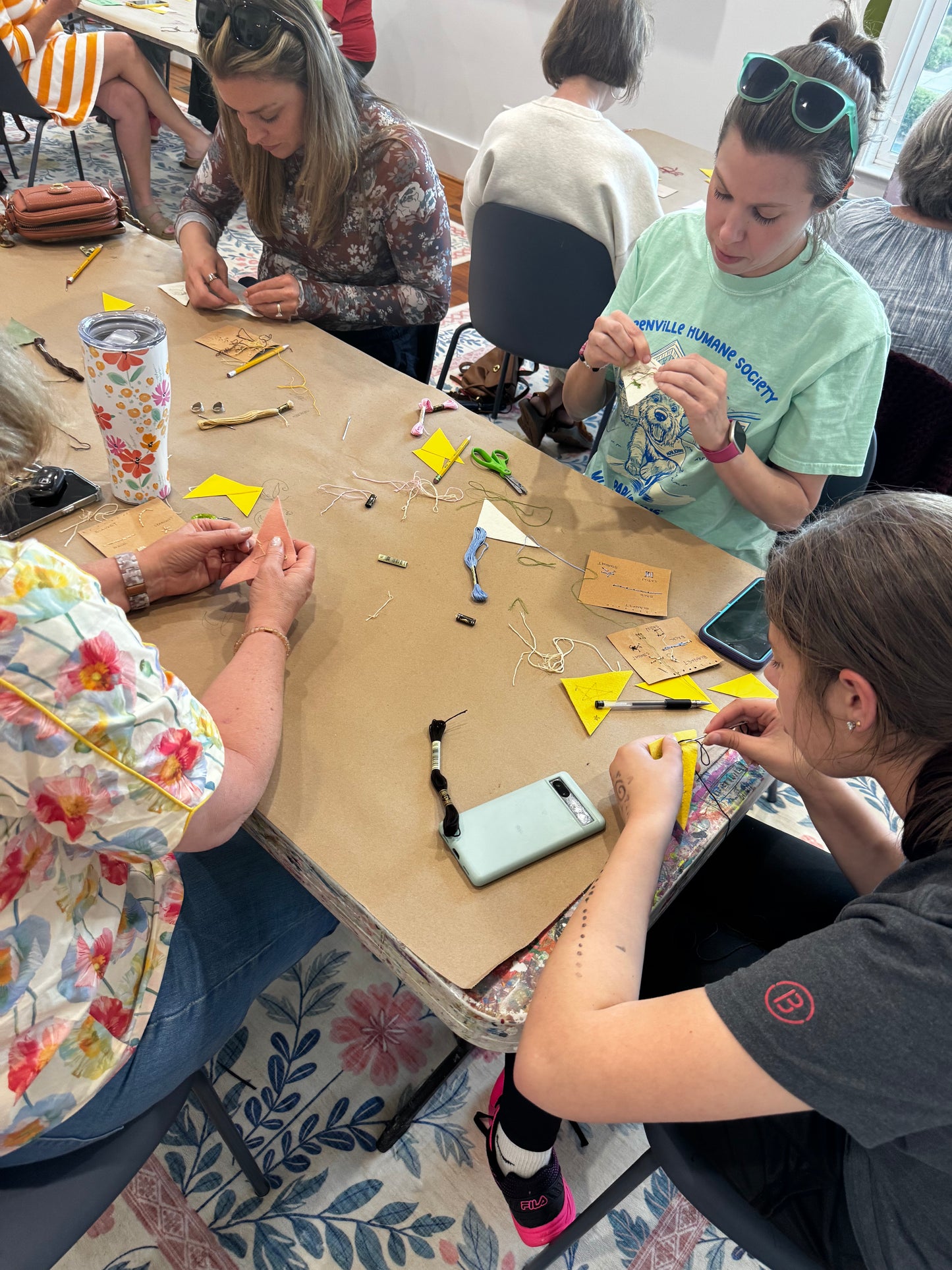Embroidery Workshop: Mini Flower Hoops (True Beginners to Intermediate)