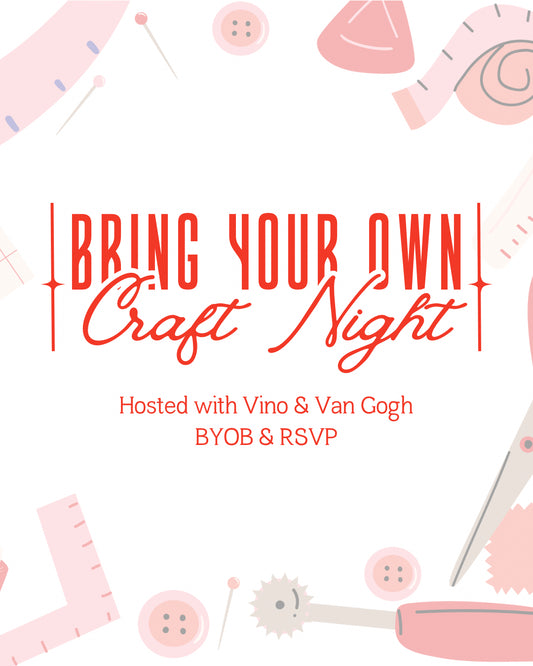 Craft Club at Vino and Van Gogh (April!)