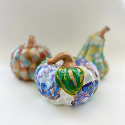 Paint-Your-Own Ceramic Pumpkins: A Fall Sip & Paint