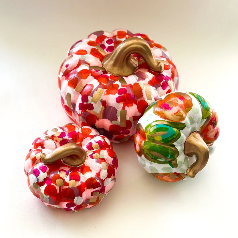 Paint-Your-Own Ceramic Pumpkins: A Fall Sip & Paint