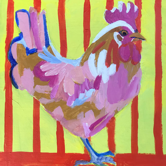 Colorful Chicken Sip & Paint Night