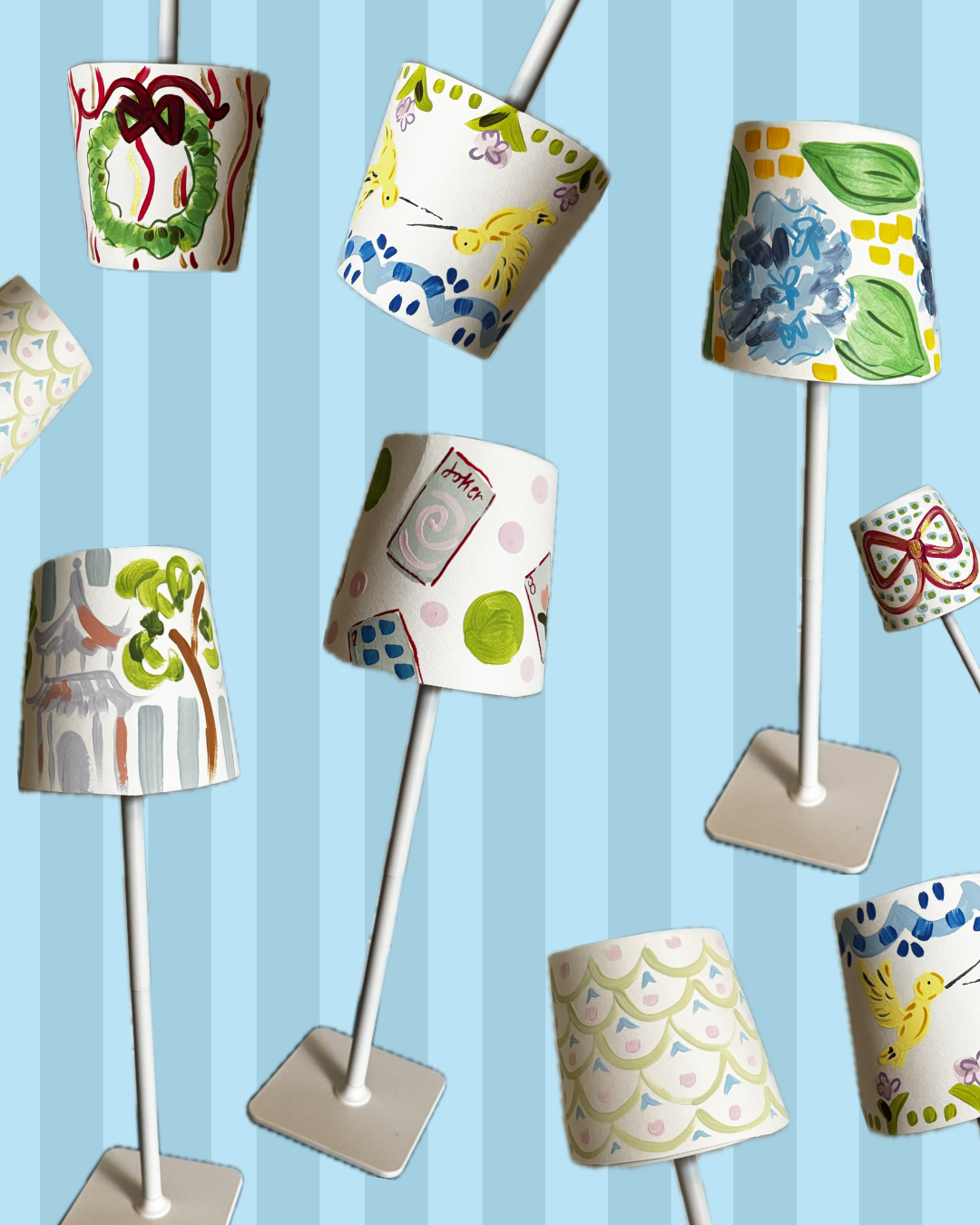 DIY Mahjong Lamp Painting Workshop