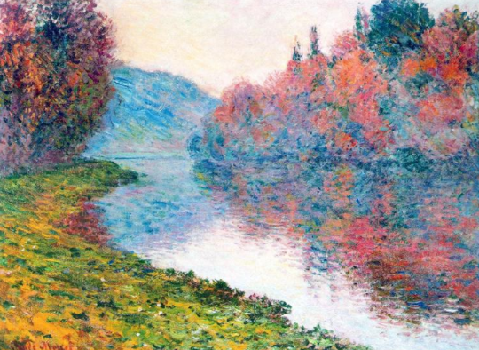 Monet's "Banks Of The Seine At Jenfosse" - Paint like the Masters!