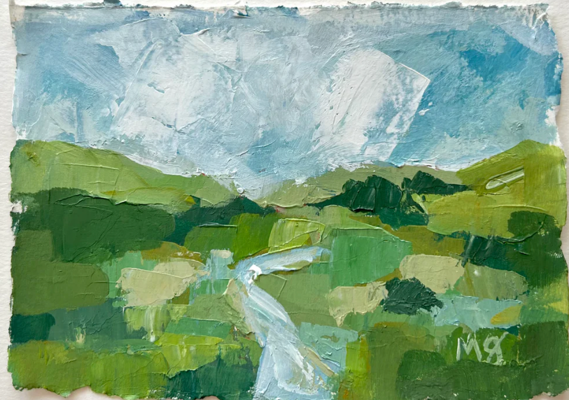 3-Hour Palette Knife Landscape Workshop -Customizable Painting!