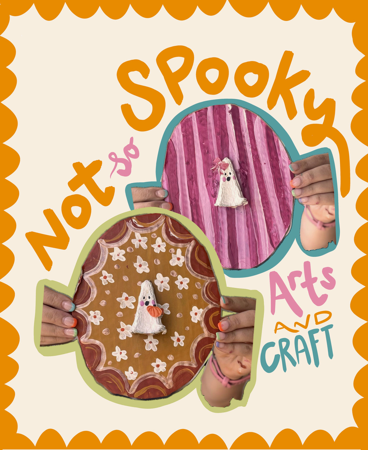 "No-School" Kids Art Camp: Not-So-Spooky Fall Crafts