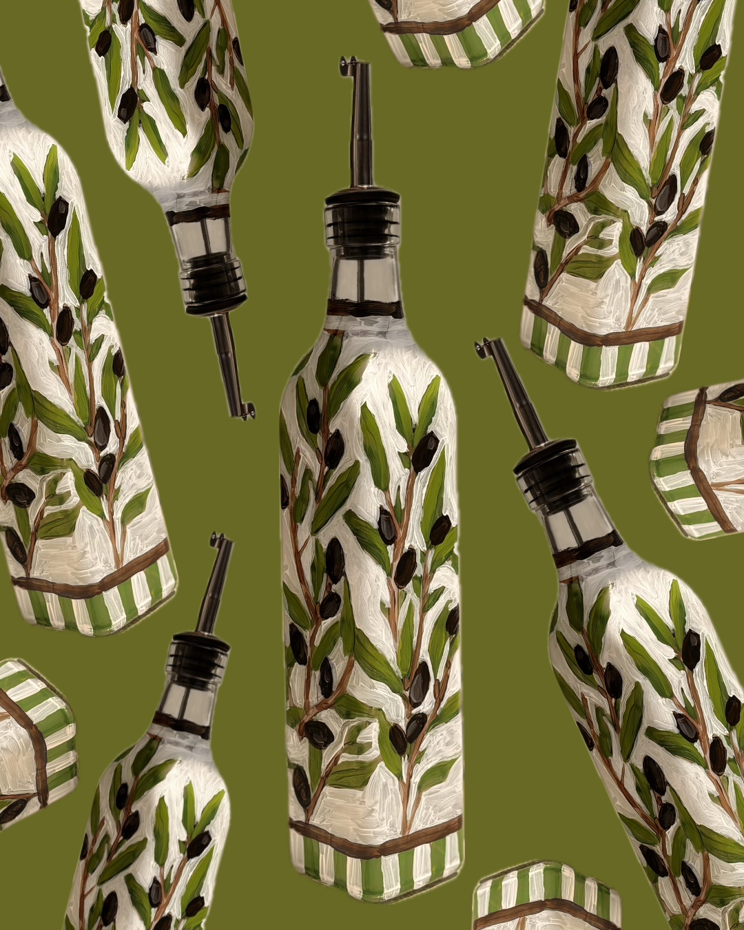 Olive Oil Bottle Painting at Lili & Koko Boutique | Greenville, SC