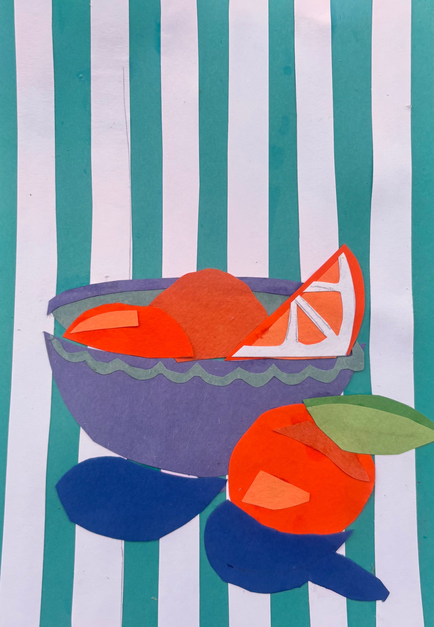 Fruit Bowl Collage Workshop: Cut, Layer & Create