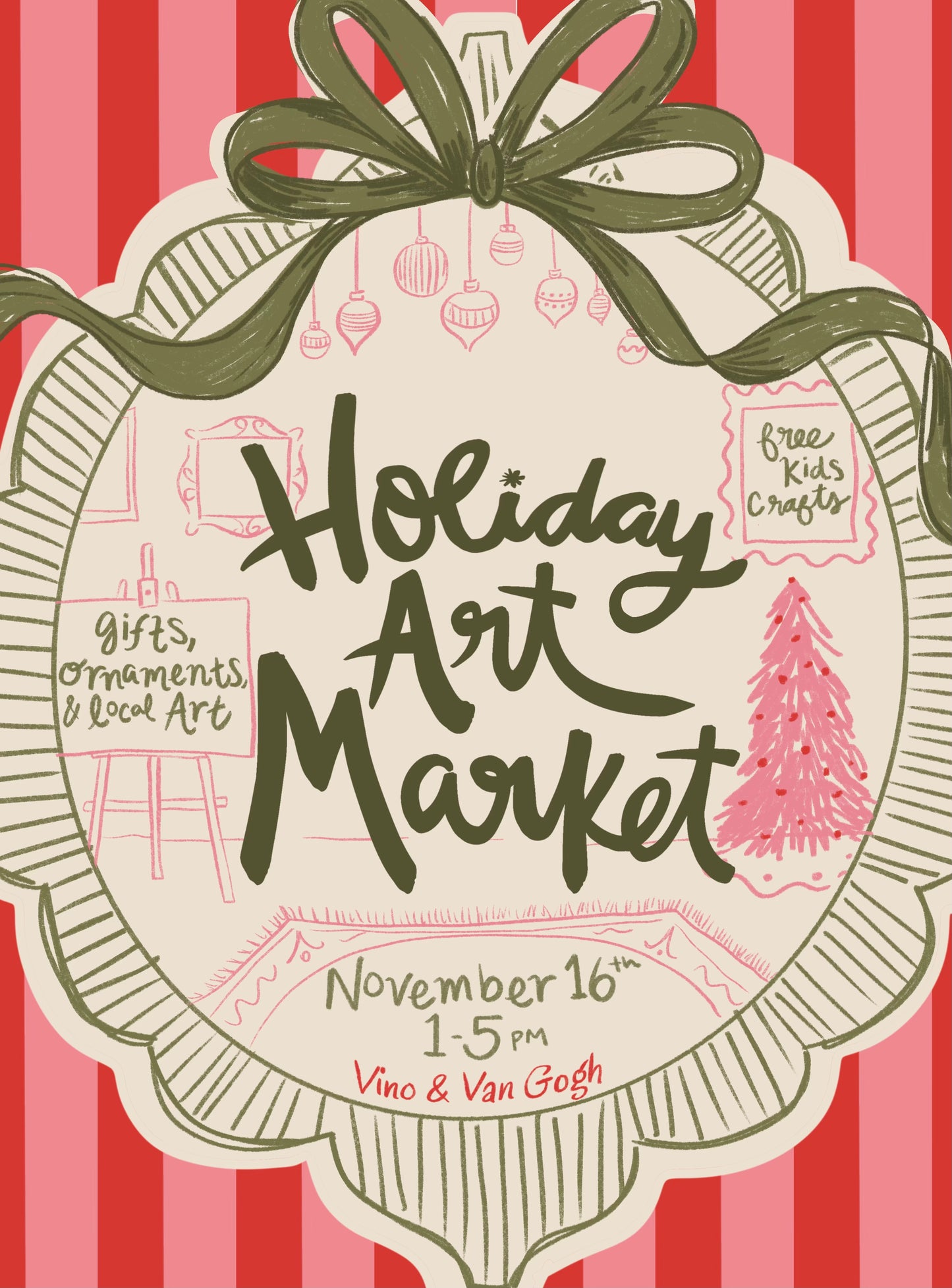Holiday Art Market! 1-5PM