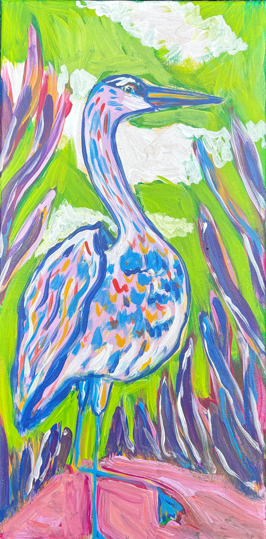 Colorful Crane