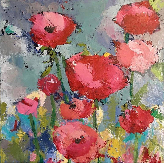 Palette Knife "Poppies"!