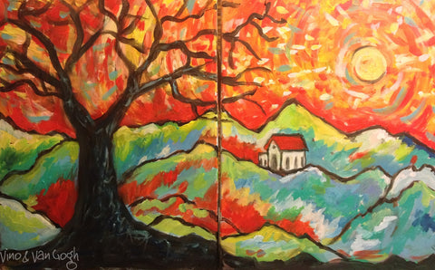 Couple's Class - Colorful Mountain Scape