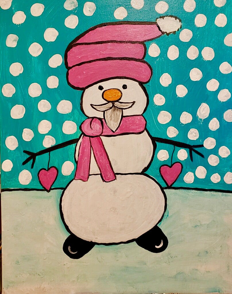 Valentines Snowman