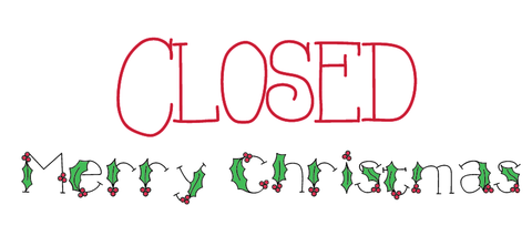 Closed for Christmas