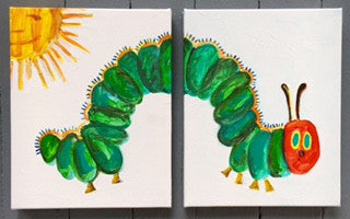 Mommy & Me: The Very Hungry Caterpillar Painting