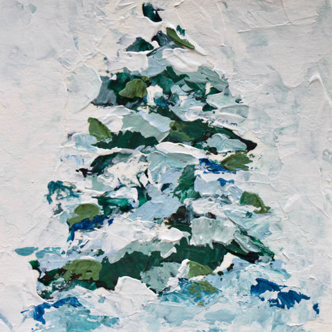 "Christmas Tree" A Palette Knife Painting Class
