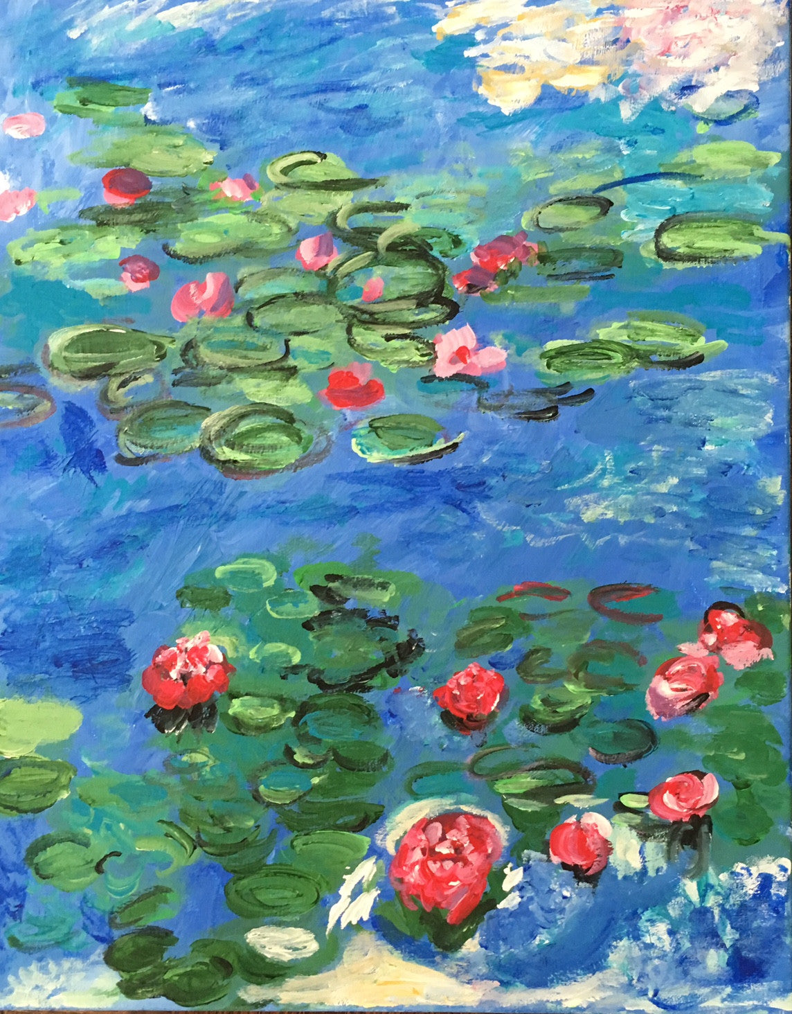 Monet's Red Lilies