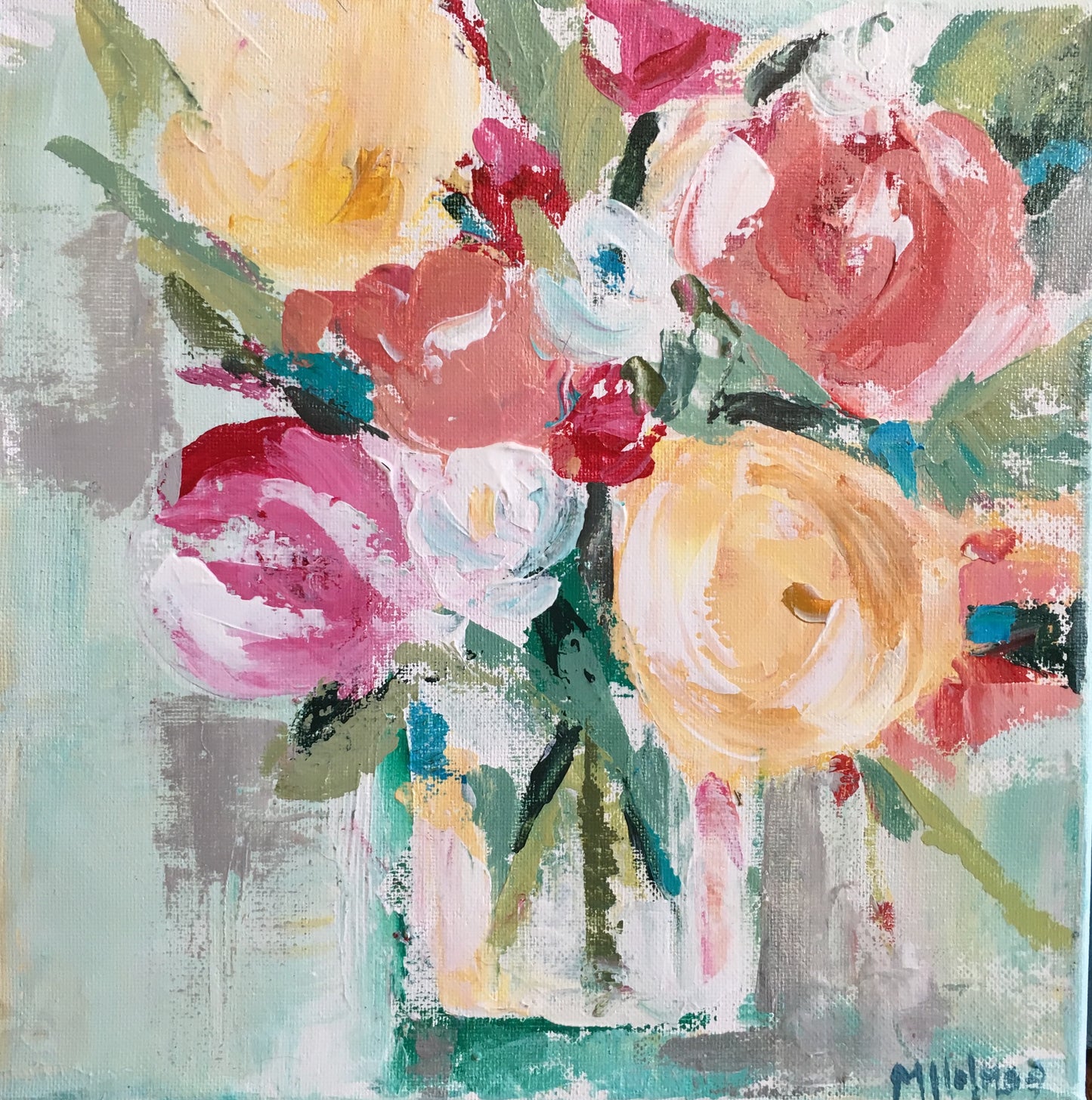 Palette Knife Floral Painting with Maggie Holmes