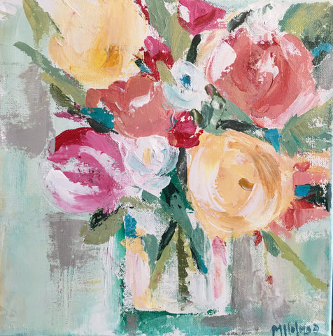 Palette Knife Floral Painting with Maggie Holmes