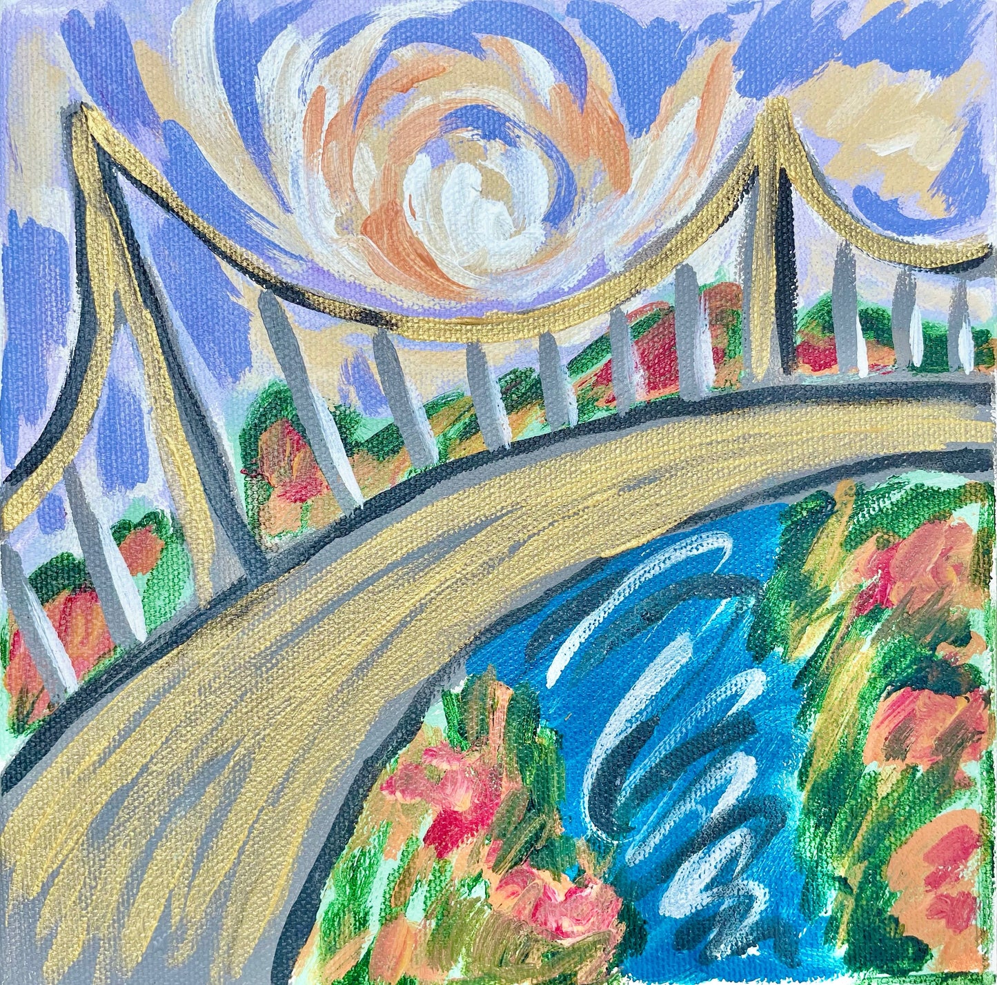 Autumn Liberty Bridge