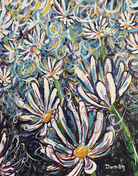 Abstract Daisies