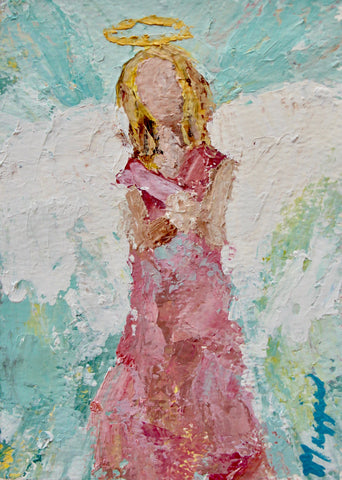"Christmas Angel" Palette Knife Painting Class