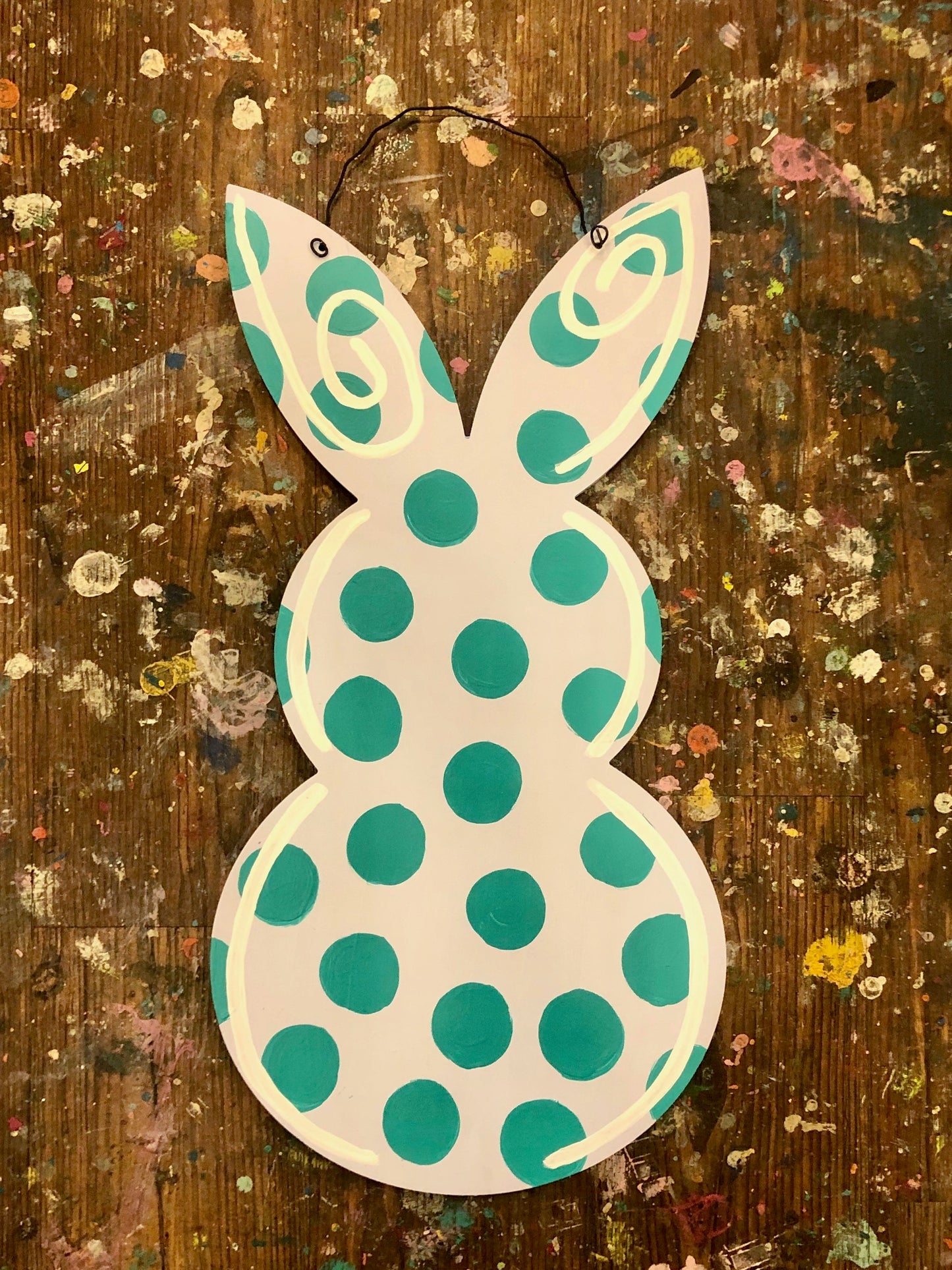 ART TO-GO!  Bunny Doorhanger 14"