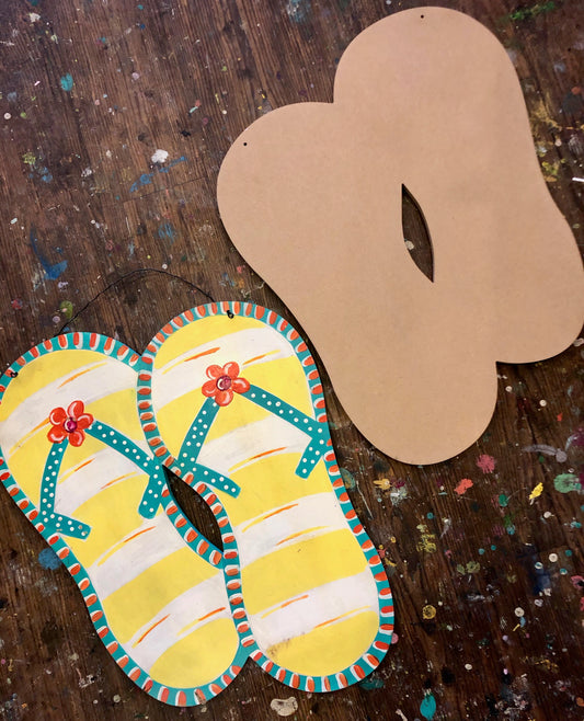 TAKE-HOME Flip Flop Doorhanger 22"