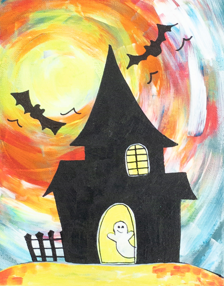 Family Fun Blacklight Haunted House!