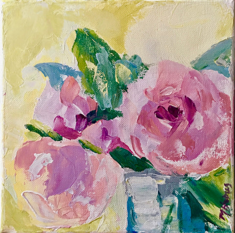 Floral Palette Knife Painting Class