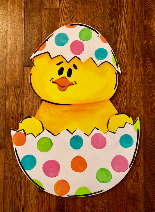 Mom & Kids:  Easter Doorhangers