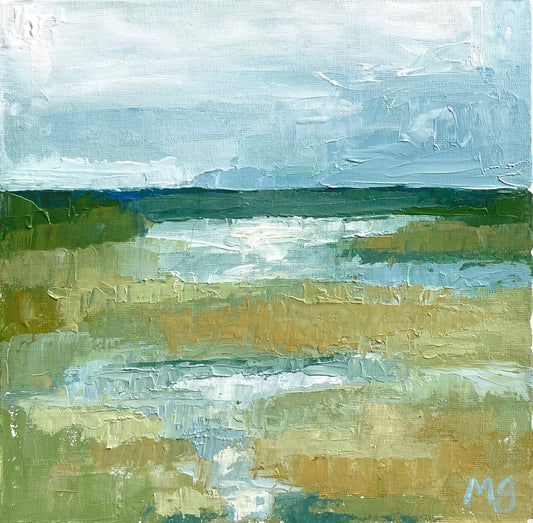 Palette Knife Painting Class "Spring Marsh"