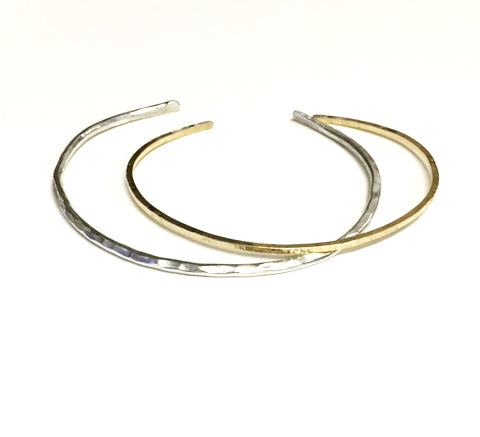 Hammered Stack Bangles
