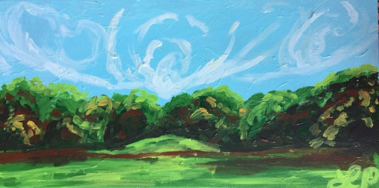 Green and Blue Landscape