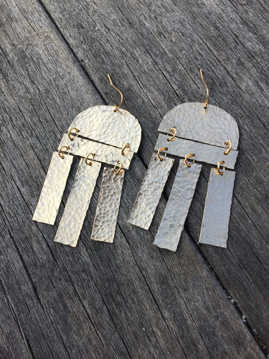 Hammered Earrings