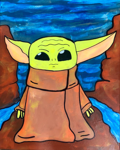 Glow Baby Yoda