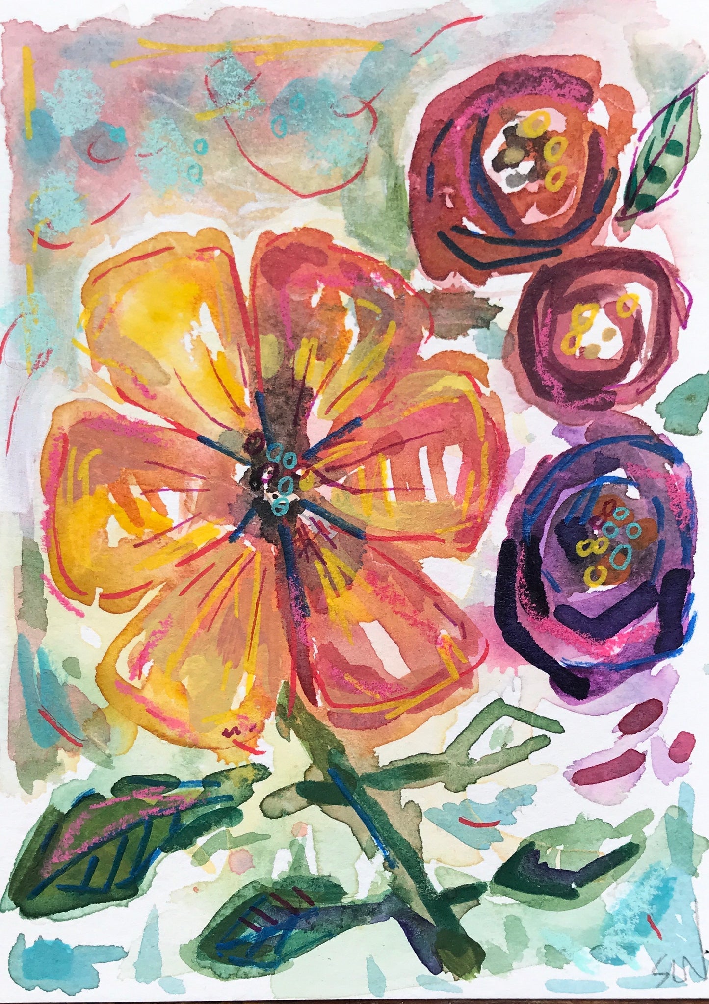 Watercolor Class: Build Your Own Bouquet