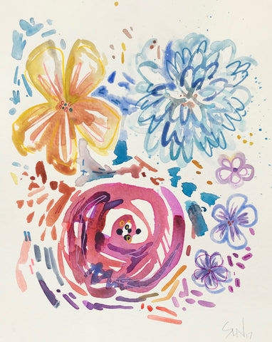 Watercolor Class: Build Your Own Bouquet