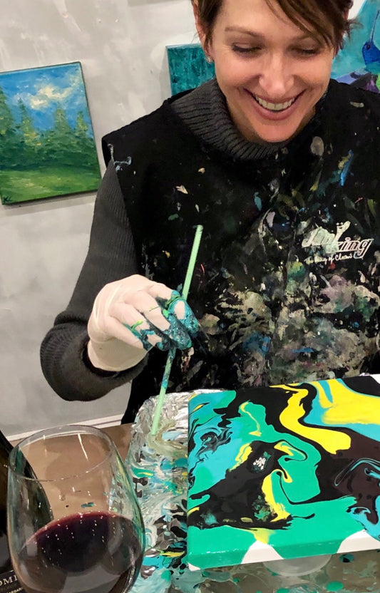 Acrylic Pouring Paint Class