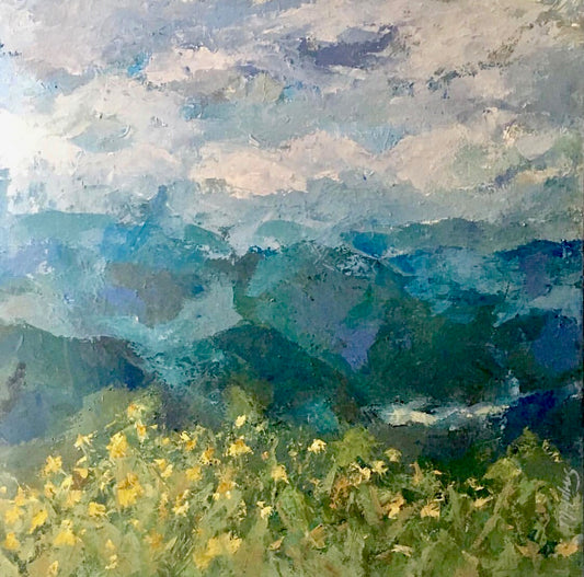 "Craggy Gardens" Palette Knife Painting Class