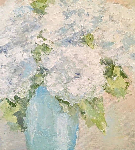 Floral Palette Knife Class: Hydrangeas