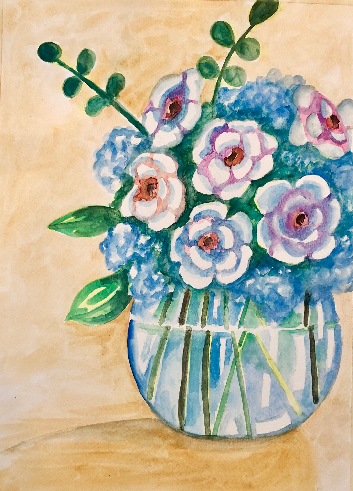 Fun Florals in Watercolor with Suanne