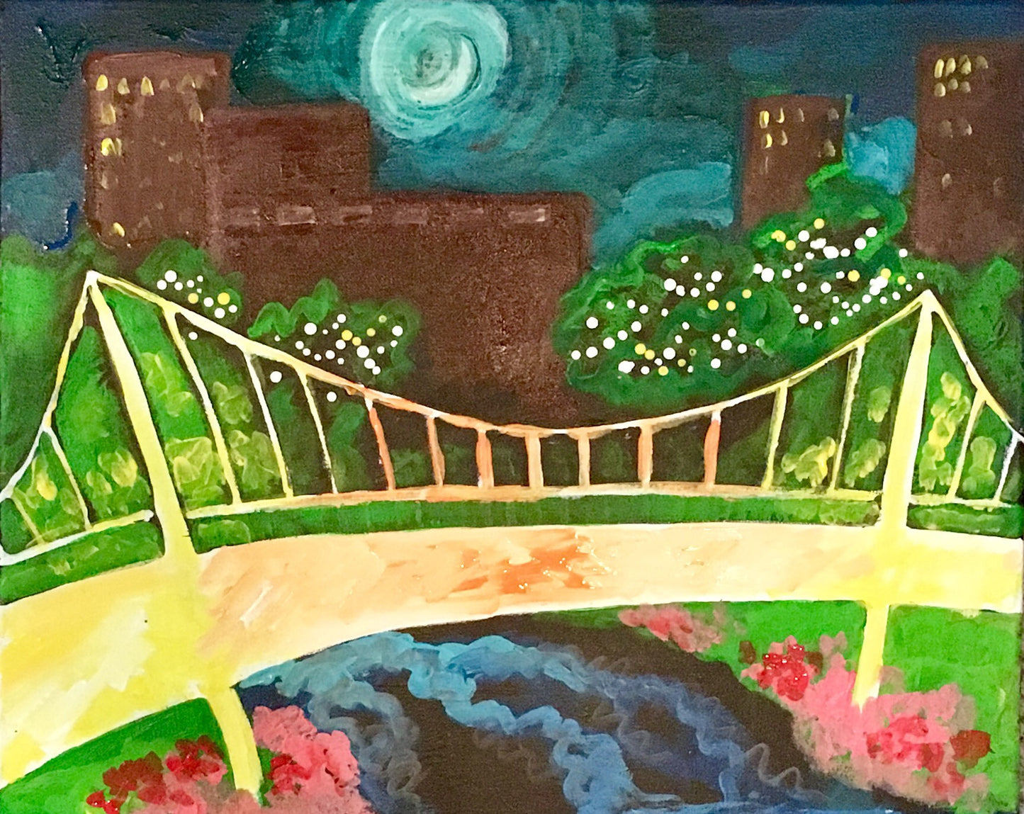Moonlight Over Liberty Bridge