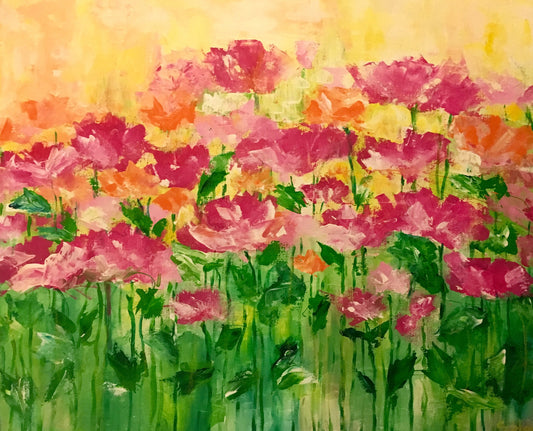 Sunset Flowers