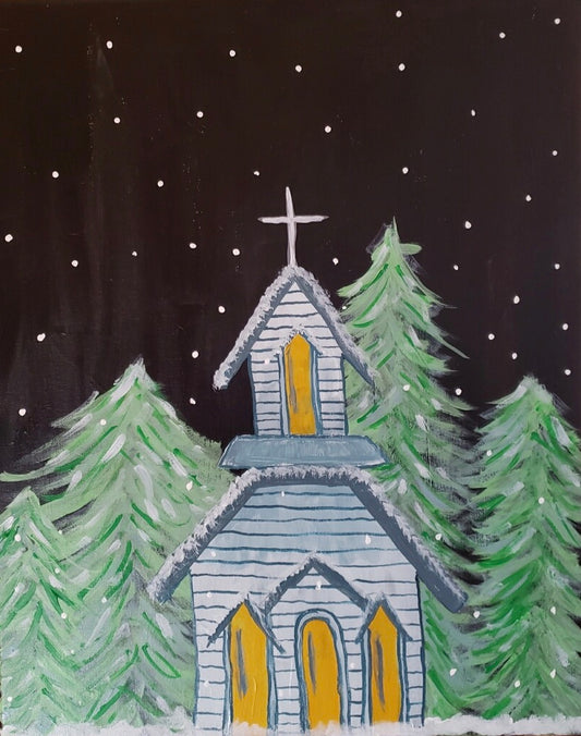 Snowy Church
