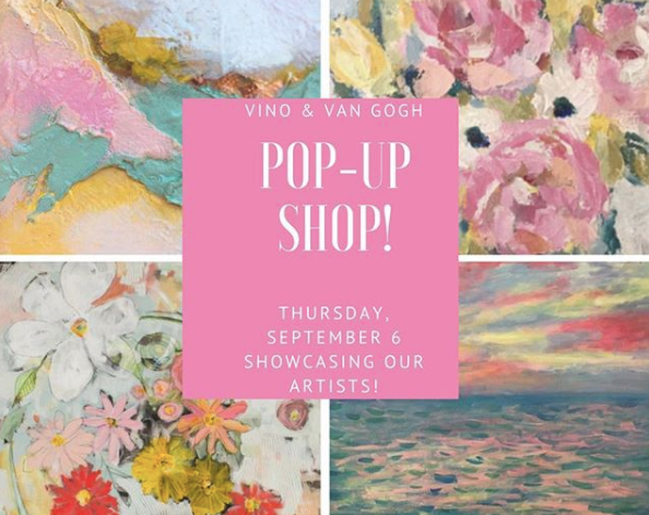 Vino & Van Gogh Artists Pop-Up Shop