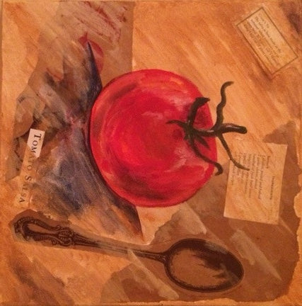 Tomato Mixed Media Paint Night at Swamp Rabbit Grocery