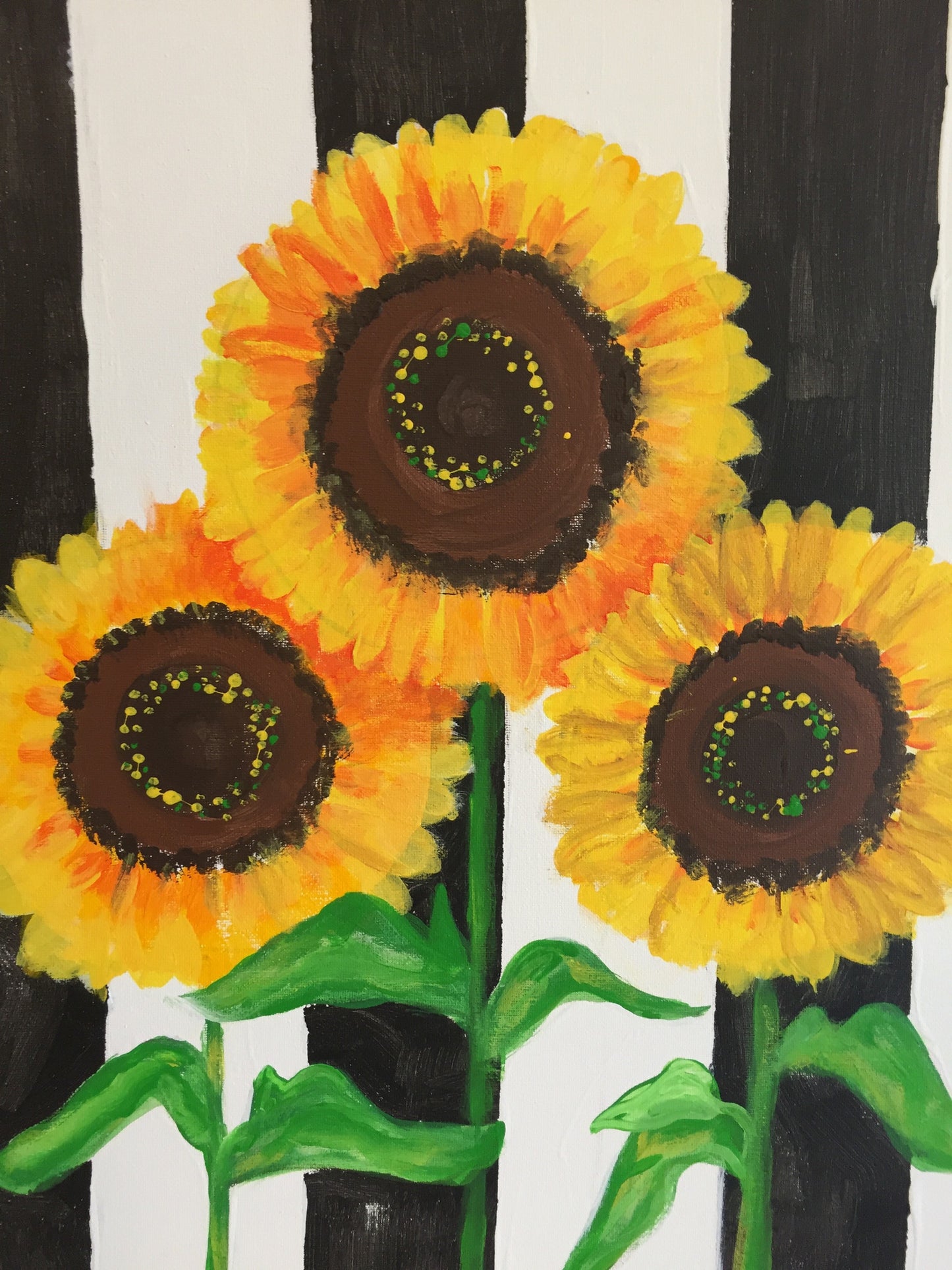 Striped Sunflowers