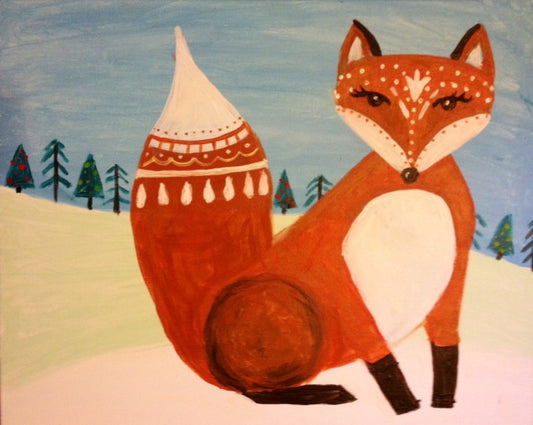 Kids Winter Fox