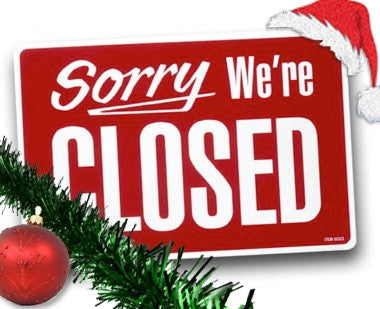 Closed for Christmas 12.27.14