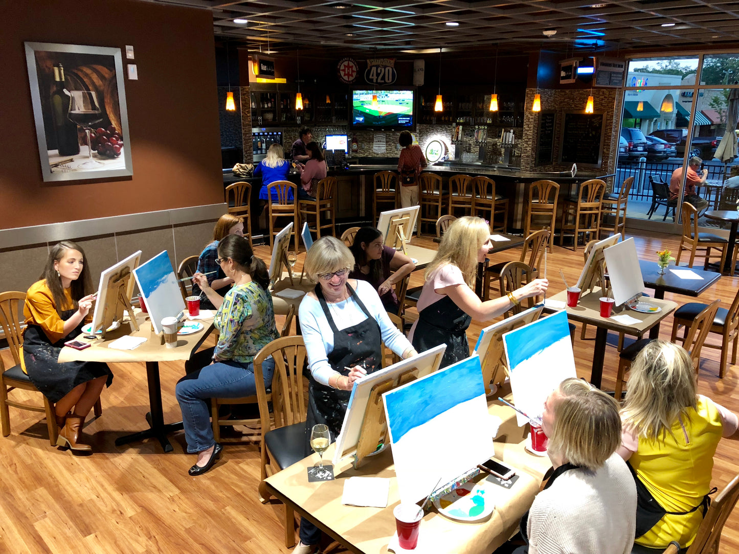 Wine & Paint at Harris Teeter Tavern